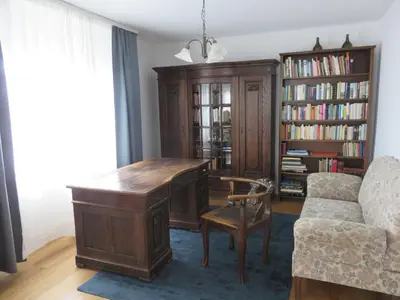 Die Bibliothek in der Ferienwohnung