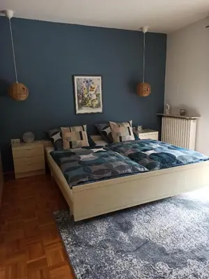Ein Bett oder Betten in einem Zimmer der Unterkunft Ferienhaus Dinger