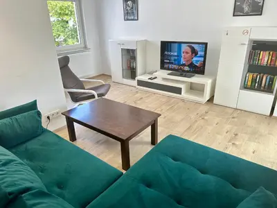TV/Unterhaltungsangebot in der Unterkunft Rhein Quartier - Biebesheim