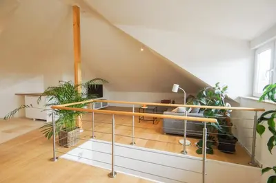 Grundriss der Unterkunft Modernes und helles Apartment im Loft Stil
