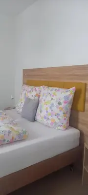 Ein Bett oder Betten in einem Zimmer der Unterkunft Gasthaus Mandelhof