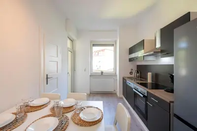 Küche/Küchenzeile in der Unterkunft Work & Stay in Mannheim