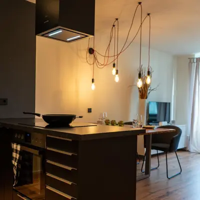 TV/Unterhaltungsangebot in der Unterkunft M Apartment Charme - gemütlich geräumig heimisch