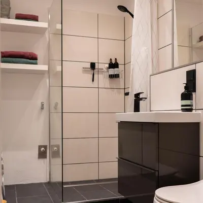 Ein Badezimmer in der Unterkunft M Apartment Charme - gemütlich geräumig heimisch