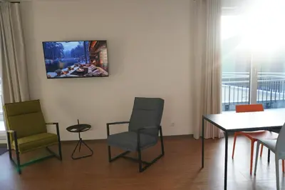TV/Unterhaltungsangebot in der Unterkunft Fair n Square Hotel 24 Stunden Self-Check In