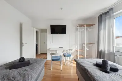 TV/Unterhaltungsangebot in der Unterkunft Amalfi Apartments A01 - gemütliche 2 Zi-Wohnung mit Boxspringbetten und smart TV