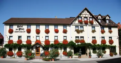 Das Gebäude in dem sich das Hotel befindet