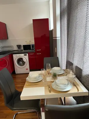 Küche/Küchenzeile in der Unterkunft Schöne 3 Zimmer Wohnung in Top Lage Heidelberg