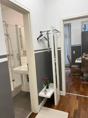 Ein Badezimmer in der Unterkunft VIP Wohnung Heidelberg