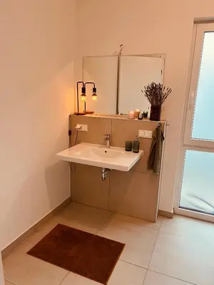 Ein Badezimmer in der Unterkunft Romantisches wohnen