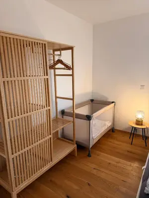 Ein Bett oder Betten in einem Zimmer der Unterkunft Romantisches wohnen