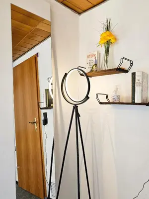 Küche/Küchenzeile in der Unterkunft Wohnung mit Privtbad