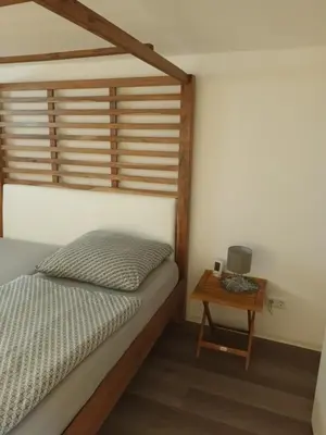 Ein Bett oder Betten in einem Zimmer der Unterkunft Cozy apartment