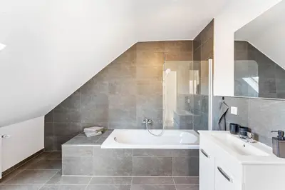Ein Badezimmer in der Unterkunft Casa Bergstraße 3