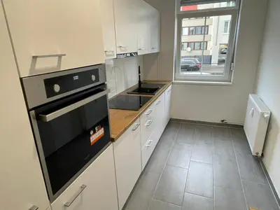 Küche/Küchenzeile in der Unterkunft Timeless: Große Moderne 4 Zimmer Wohnung