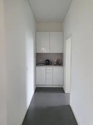 Küche/Küchenzeile in der Unterkunft Moderne 2 Zimmerwohnung/ Eggenstein/nähe KIT Nord