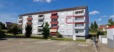Das Gebäude in dem sich die Ferienwohnung befindet