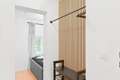 Grundriss der Unterkunft Kingsize Bett, Terrasse, Netflix, zwei Zimmer
