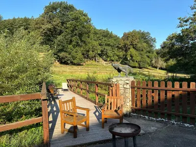 Ein Garten an der Unterkunft Bauernhof - Auszeit mal anders