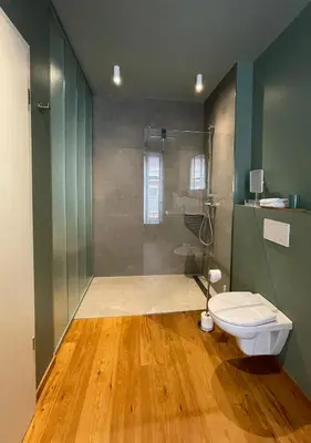Ein Badezimmer in der Unterkunft Ferienwohnung Hensel & Gretel