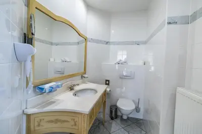Ein Badezimmer in der Unterkunft Schloss Neckarbischofsheim