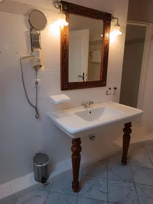 Ein Badezimmer in der Unterkunft Schloss Neckarbischofsheim