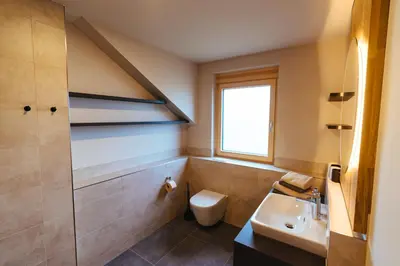 Ein Badezimmer in der Unterkunft Biohof Döbler Ferienwohnungen
