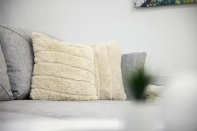 Ein Sitzbereich in der Unterkunft Ajko Homes - Loft-Apartment mit Parkplatz bei Heidelberg