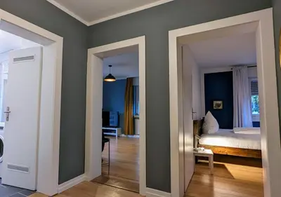 Grundriss der Unterkunft 65qm Altbaucharme mit zwei Balkonen