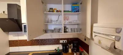 Küche/Küchenzeile in der Unterkunft Apartment Popp Heilbronn