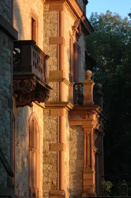 Das Gebäude in dem sich die Ferienwohnung befindet