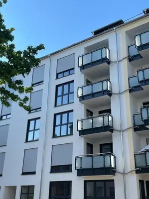 Das Gebäude in dem sich die Ferienwohnung befindet