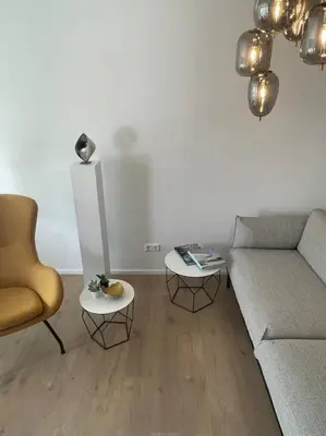Ein Sitzbereich in der Unterkunft Alma - Art Luxus Modern Ambiente