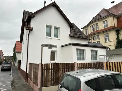 Das Gebäude in dem sich die Ferienwohnung befindet