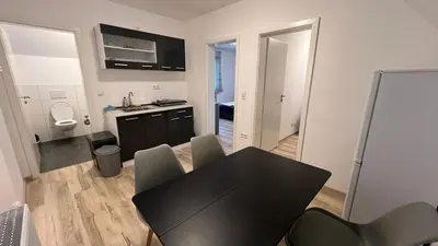 Küche/Küchenzeile in der Unterkunft Milad 2xZimmerwohnung