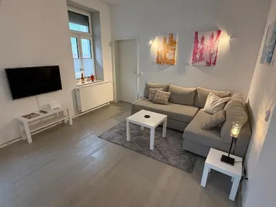 TV/Unterhaltungsangebot in der Unterkunft Schmuckstück an der Wormser Stadtmauer