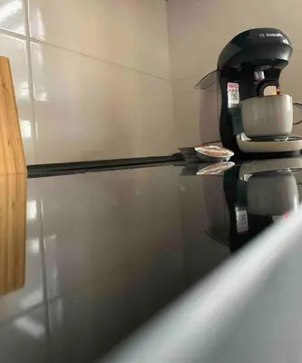 Küche/Küchenzeile in der Unterkunft Schöne zentrale Wohnung Nähe HB