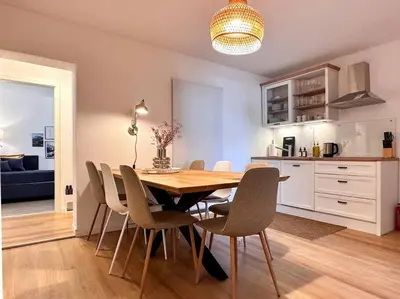 Küche/Küchenzeile in der Unterkunft Appartio: Geräumige, moderne Ferienwohnung für Gruppen/Familien