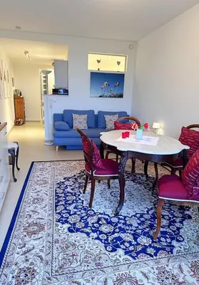 Ein Sitzbereich in der Unterkunft Ferienwohnung Casa del Vino