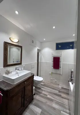 Ein Badezimmer in der Unterkunft Ferienwohnung Casa del Vino