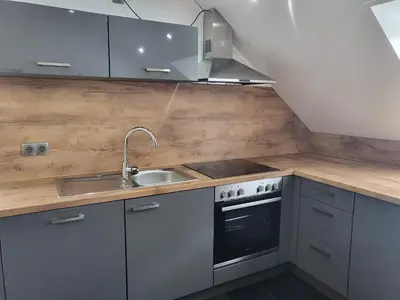 Küche/Küchenzeile in der Unterkunft Ferienwohnung Sabine