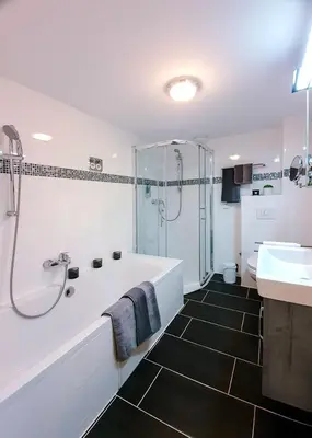 Ein Badezimmer in der Unterkunft Schubart Apartments