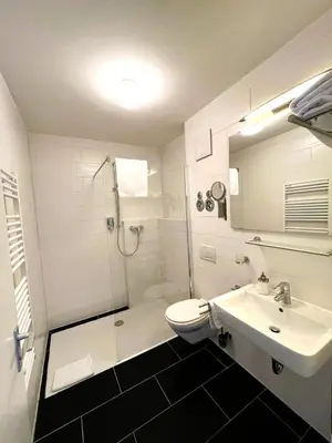 Ein Badezimmer in der Unterkunft Schubart Apartments