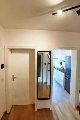 Küche/Küchenzeile in der Unterkunft N39 Whole 3-Room Apartment or Individual Room in Karlsruhe Südstadt