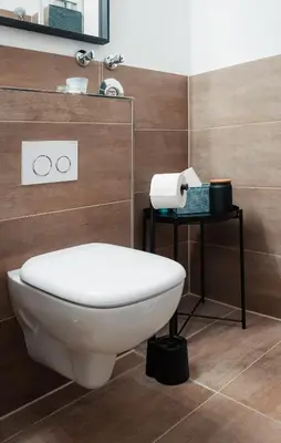 Ein Badezimmer in der Unterkunft N39 Whole 3-Room Apartment or Individual Room in Karlsruhe Südstadt