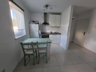 Küche/Küchenzeile in der Unterkunft Landau, schöne helle gemütliche Wohnung