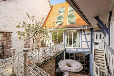 Ein Balkon oder eine Terrasse in der Unterkunft Stilhaus 1730