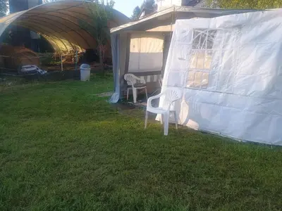 Grundriss der Unterkunft Wildcamp Resort Masseria la Murgia Unterkunft in einem Wohnwagen