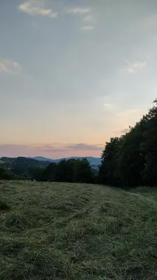 Naturlandschaft in der Nähe des Campingplatzes