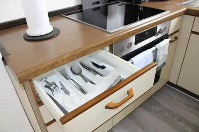 Küche/Küchenzeile in der Unterkunft Ruhiges & schickes 4 Zi-Apartment